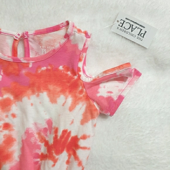 Baby Girl Cold Shoulder Romper - Picture 4 of 4